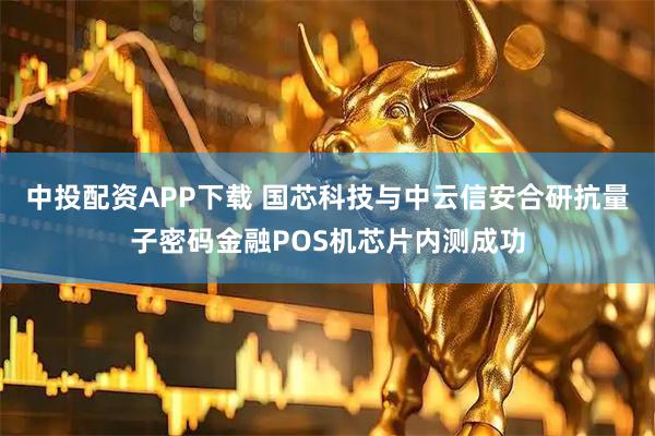 中投配资APP下载 国芯科技与中云信安合研抗量子密码金融POS机芯片内测成功